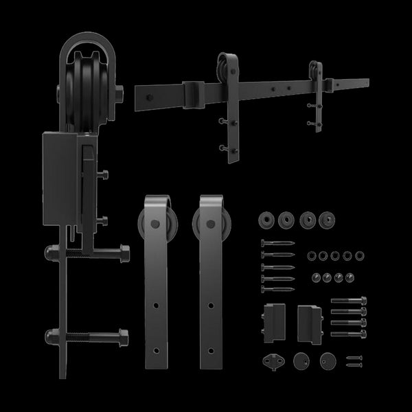 1.8M Sliding Barn Door Hardware Heavy Duty Sturdy Kit Sliding Door Hardware
