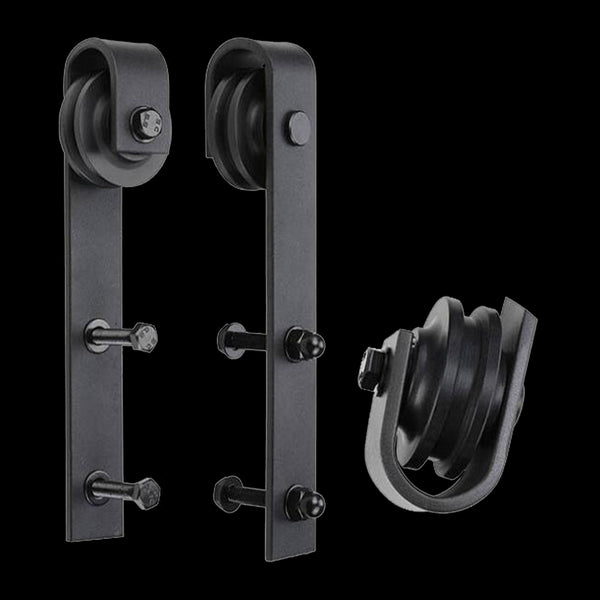 1.8M Sliding Barn Door Hardware Heavy Duty Sturdy Kit Sliding Door Hardware