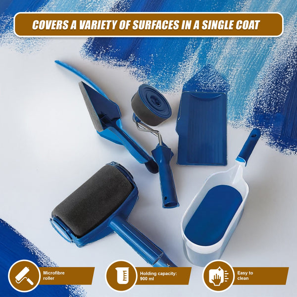 Paint Painting Set Self Contained Drip Splatter Roller Paint Rollers