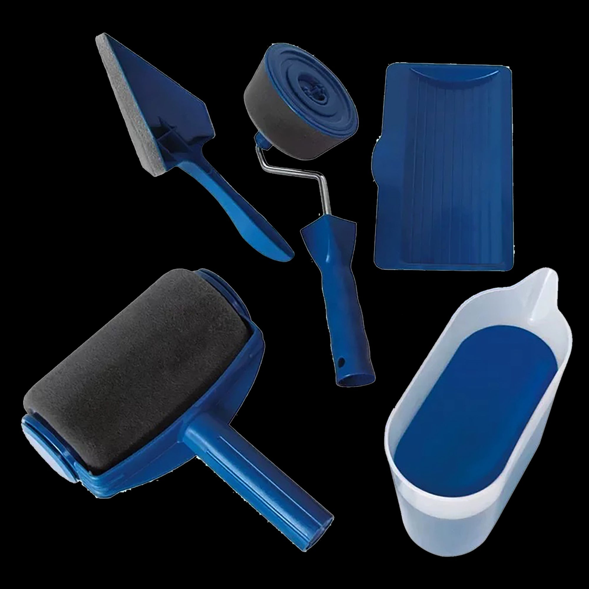 Paint Painting Set Self Contained Drip Splatter Roller Paint Rollers