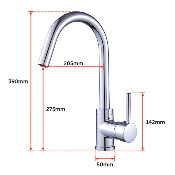 Kitchen Mixer Tap Faucet For Basin Laundry Sink Kitchen Taps