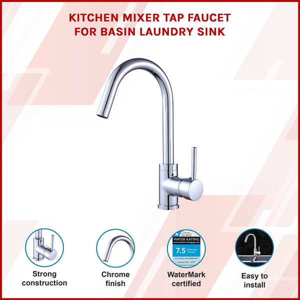 Kitchen Mixer Tap Faucet For Basin Laundry Sink Kitchen Taps