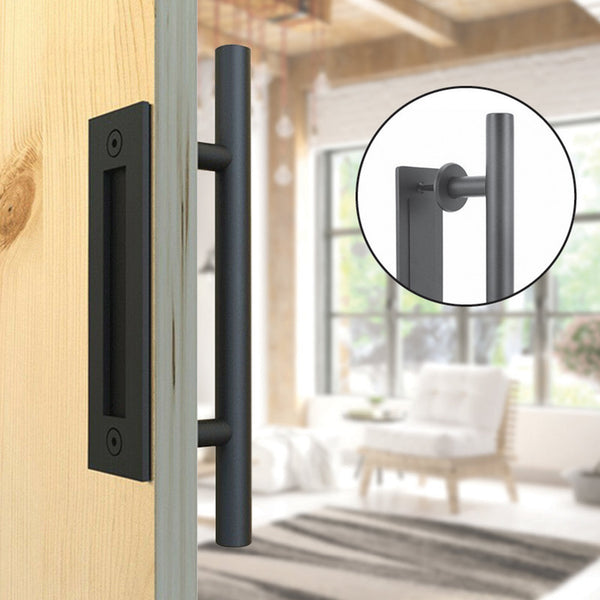 Carbon Steel Door Handle & Flush Pull Wood Gate Hardware 12" Other Door Hardware