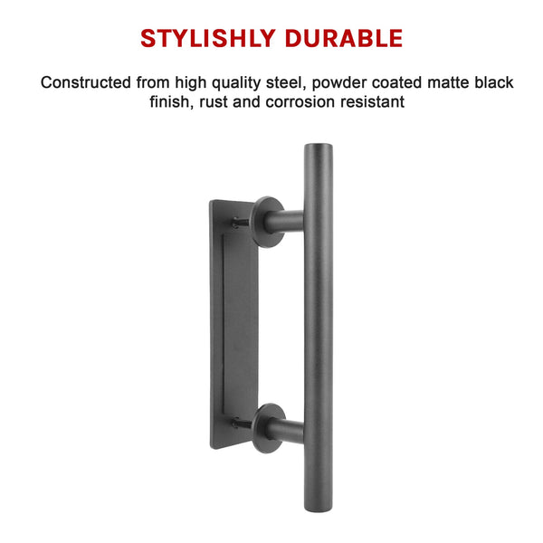 Carbon Steel Door Handle & Flush Pull Wood Gate Hardware 12" Other Door Hardware