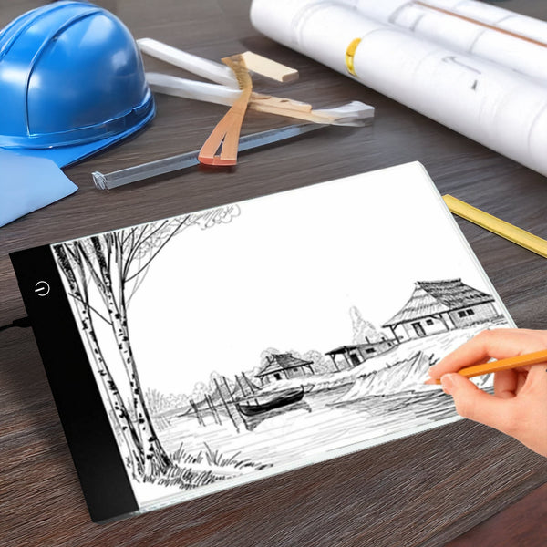 A4 Led Light Box Tracing Board Art Design Stencil Tattoo Copy Drawing Pad Drawing Boards & Tables