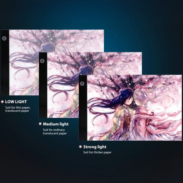 A4 Led Light Box Tracing Board Art Design Stencil Tattoo Copy Drawing Pad Drawing Boards & Tables