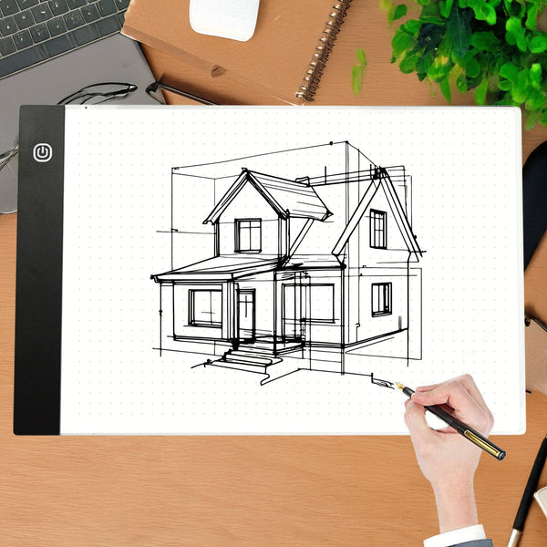 A4 Led Light Box Tracing Board Art Design Stencil Tattoo Copy Drawing Pad Drawing Boards & Tables