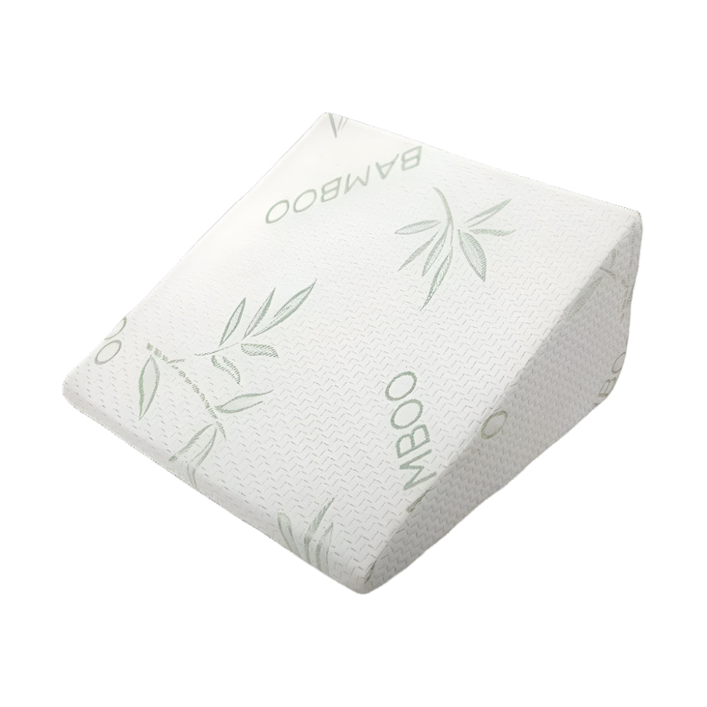 Cool Gel Memory Foam Bed Wedge Pillow Cushion Neck Back Support Sleep With Cover Wedges & Bed Positioners