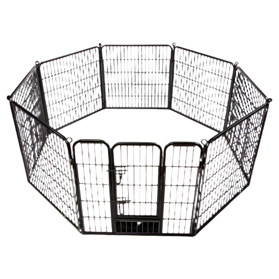 8 Panel Heavy Duty Pet Dog Playpen Puppy Exercise Fence Enclosure Cage Fences & Pens