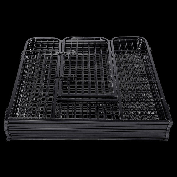 8 Panel Heavy Duty Pet Dog Playpen Puppy Exercise Fence Enclosure Cage Fences & Pens