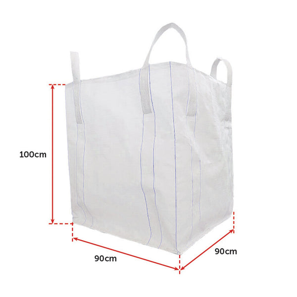 4 X 1 Tonne Fibc Polypropylene Uv Rated Builder / Bulk Landscape Bags Storage Bags