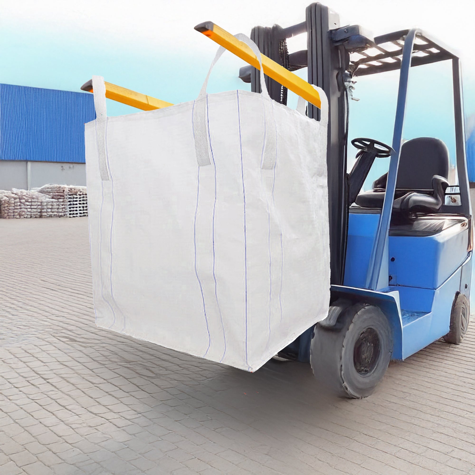 4 X 1 Tonne Fibc Polypropylene Uv Rated Builder / Bulk Landscape Bags Storage Bags