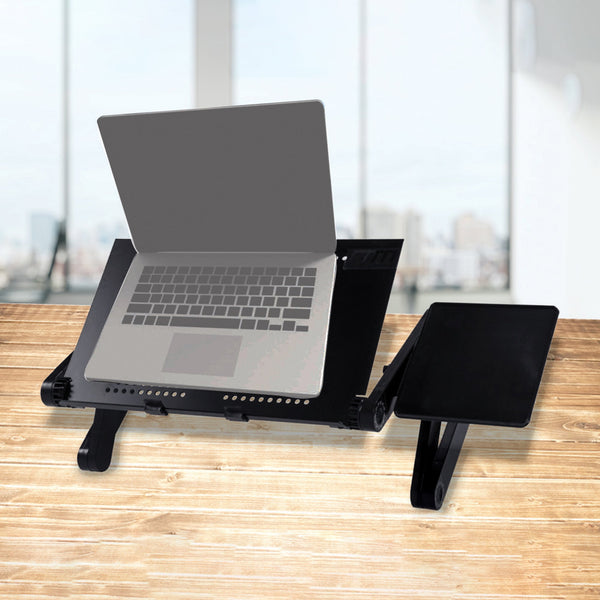 Aluminium Alloy Folding Laptop Computer Stand Desk Table Tray On Bed Mouse Stands Holders & Car Mounts