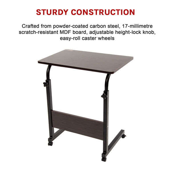 Mobile Laptop Desk Bed Stand Computer Table Adjustable Notebook Bedside Stands Holders & Car Mounts