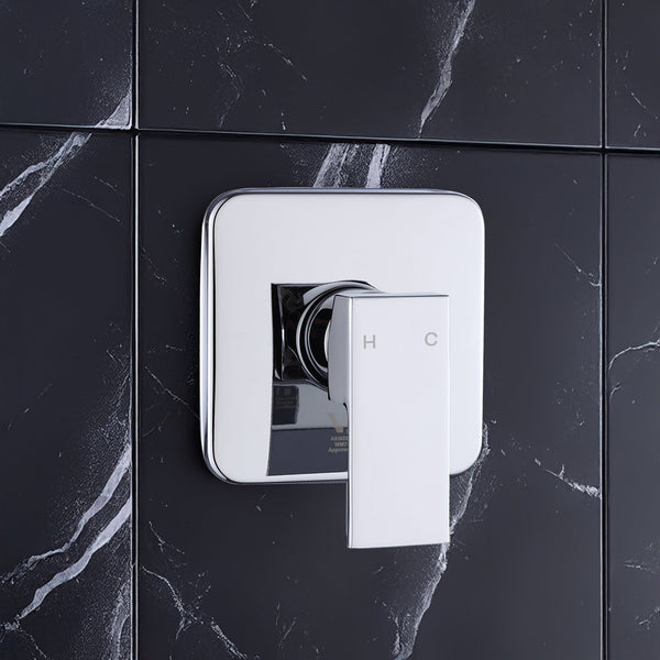 Shower Bath Mixer Tap Bathroom Chrome Shower Taps & Thermostats