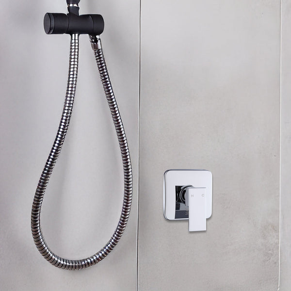 Shower Bath Mixer Tap Bathroom Chrome Shower Taps & Thermostats