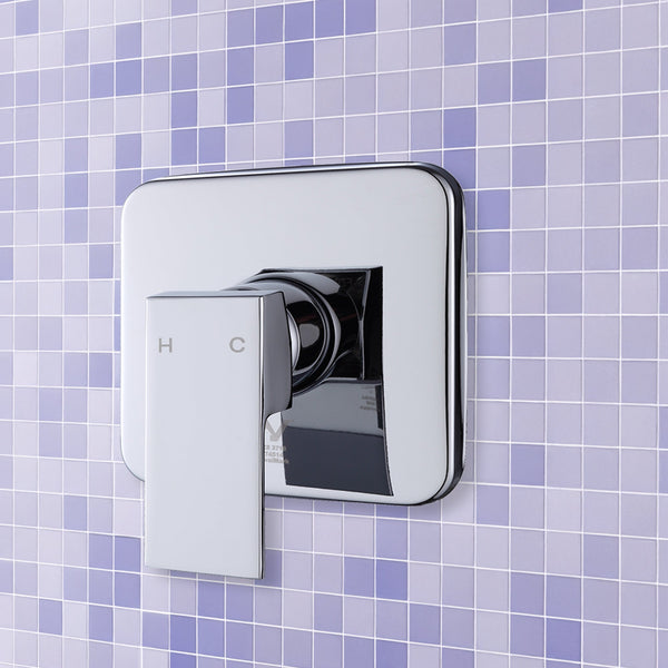 Shower Bath Mixer Tap Bathroom Chrome Shower Taps & Thermostats