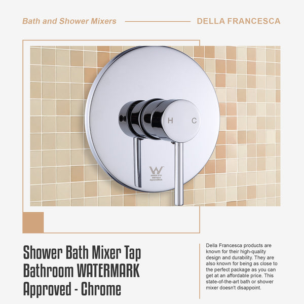 Shower Bath Mixer Tap Bathroom Chrome Shower Taps & Thermostats