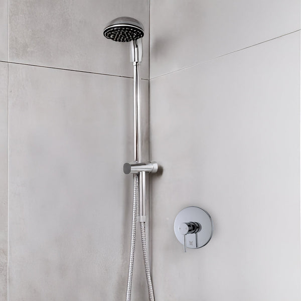 Shower Bath Mixer Tap Bathroom Chrome Shower Taps & Thermostats