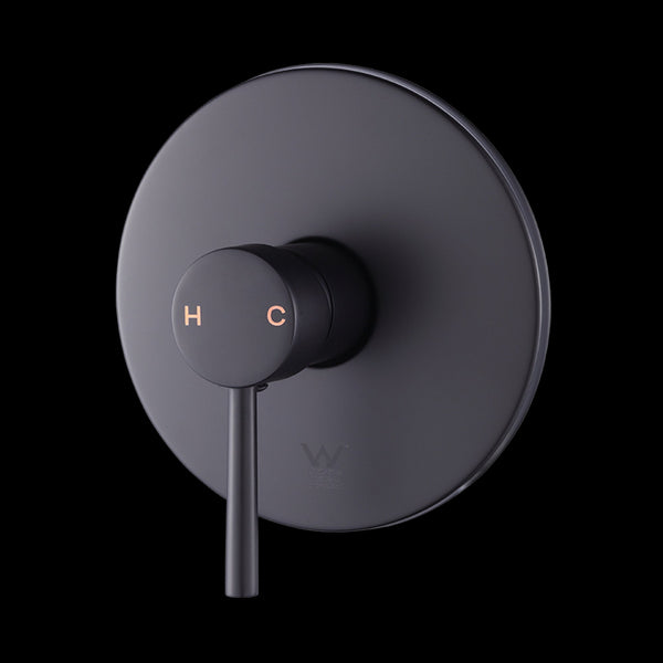 Shower Bath Mixer Tap Bathroom Electroplated Matte Black Shower Taps & Thermostats