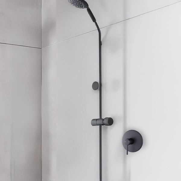 Shower Bath Mixer Tap Bathroom Electroplated Matte Black Shower Taps & Thermostats