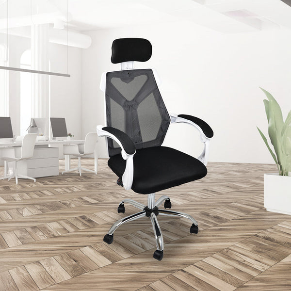 Office Chair Gaming Computer Chairs Mesh Back Foam Seat White Office Chairs