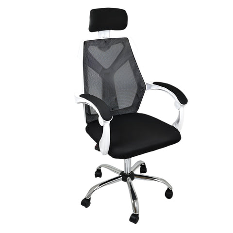 Office Chair Gaming Computer Chairs Mesh Back Foam Seat White Office Chairs