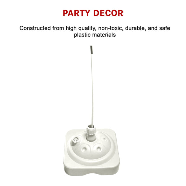 3X4m Full Set Balloon Arch Column Kit Floor Base Stand For Wedding & Party Venue Decorations