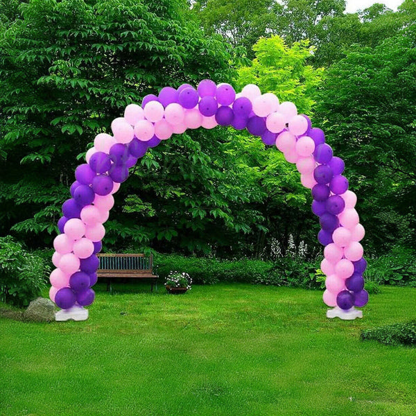 3X4m Full Set Balloon Arch Column Kit Floor Base Stand For Wedding & Party Venue Decorations