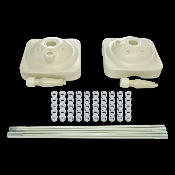 3X4m Full Set Balloon Arch Column Kit Floor Base Stand For Wedding & Party Venue Decorations