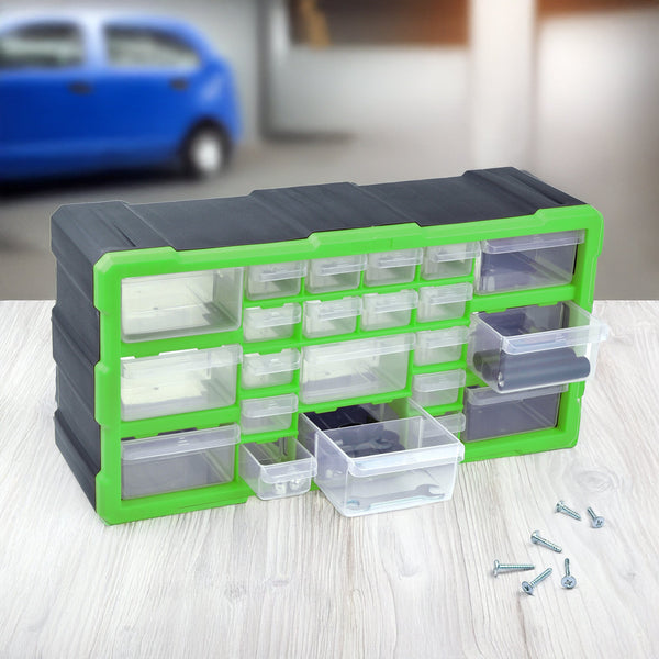 22 Multi Drawer Parts Storage Cabinet Unit Organiser Home Garage Tool Box Tool Cabinets & Cupboards