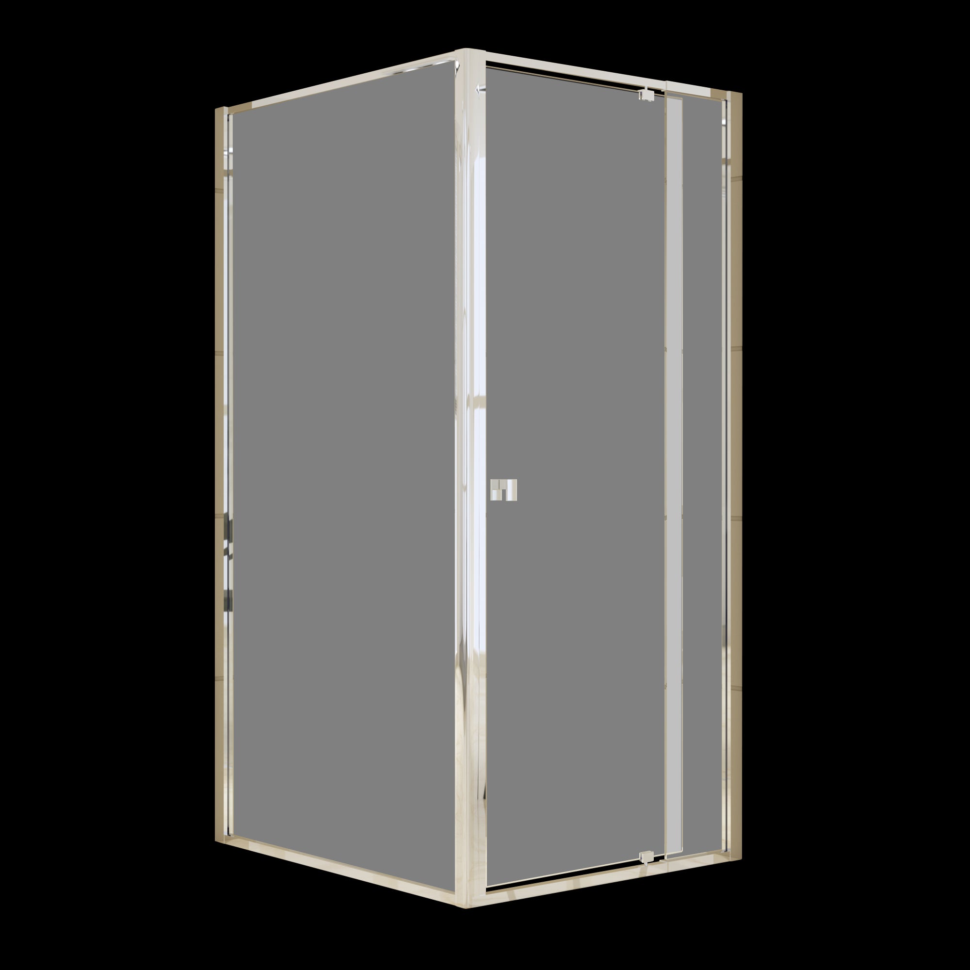 Semi Frameless Shower Screen (82~90)X 195Cm & (98~101)X Side As/Nzs Glass Shower Enclosures