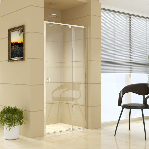 Semi Frameless Shower Screen (98~106) X 195Cm Australian Safety Glass Shower Doors