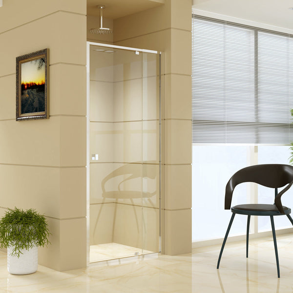 Semi Frameless Shower Screen (82~90) X 195Cm Australian Safety Glass Shower Doors