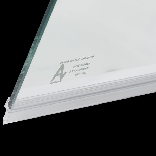 900 X 2100Mm Frameless 10Mm Safety Glass Shower Screen Shower Enclosures