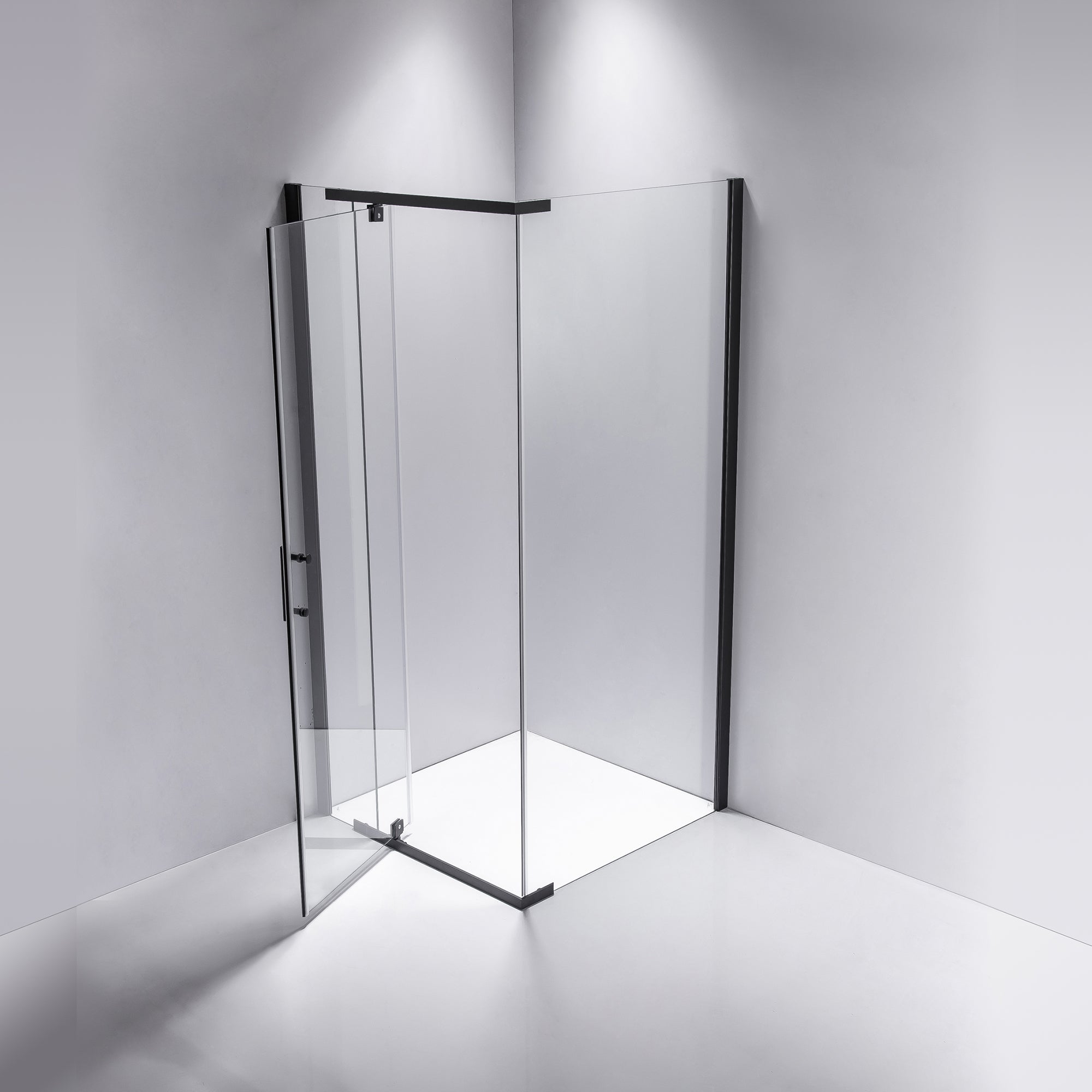 Shower Screen 900X800x1900mm Framed Safety Glass Pivot Door By Della Francesca Shower Enclosures