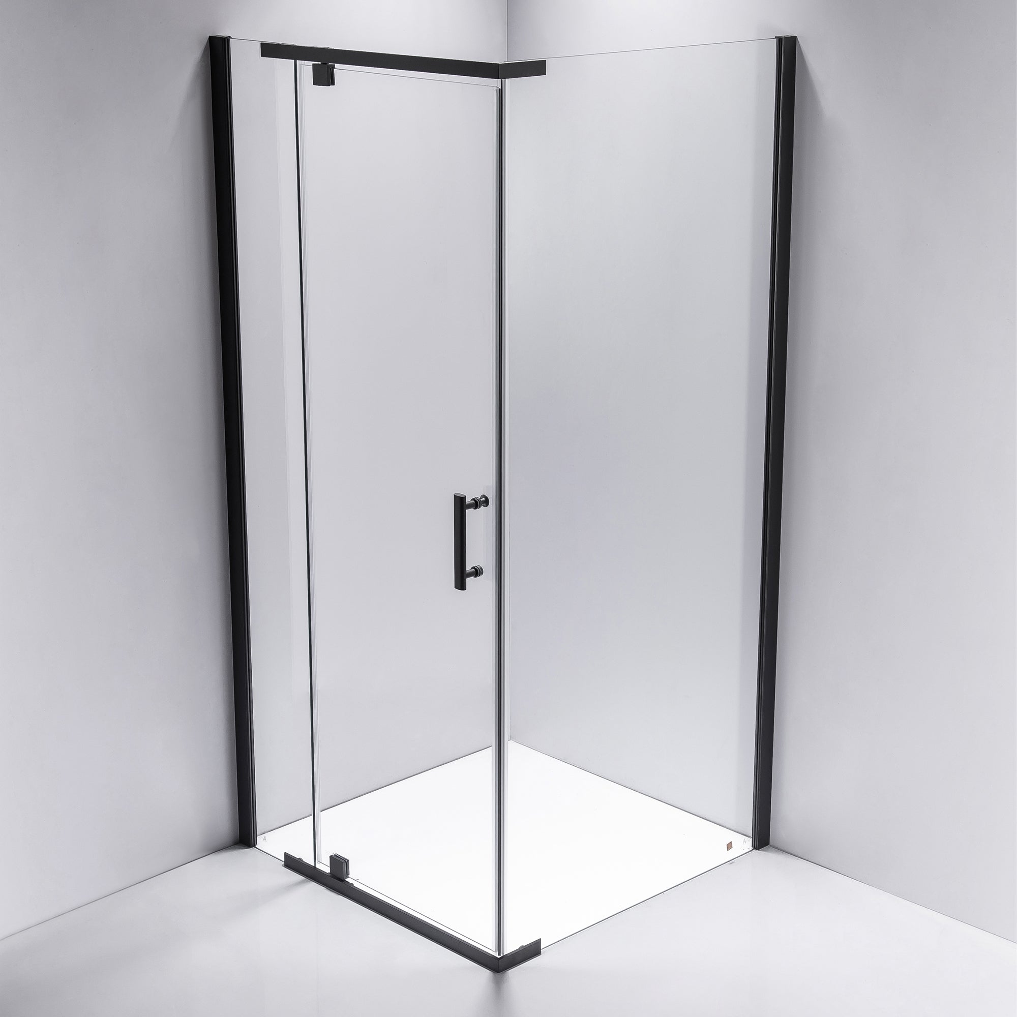 Shower Screen 1000X800x1900mm Framed Safety Glass Pivot Door By Della Francesca Shower Enclosures