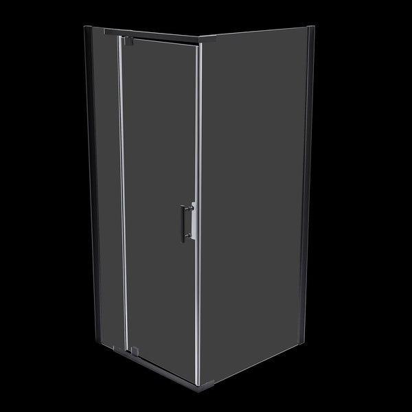 Shower Screen 1000X800x1900mm Framed Safety Glass Pivot Door By Della Francesca Shower Enclosures