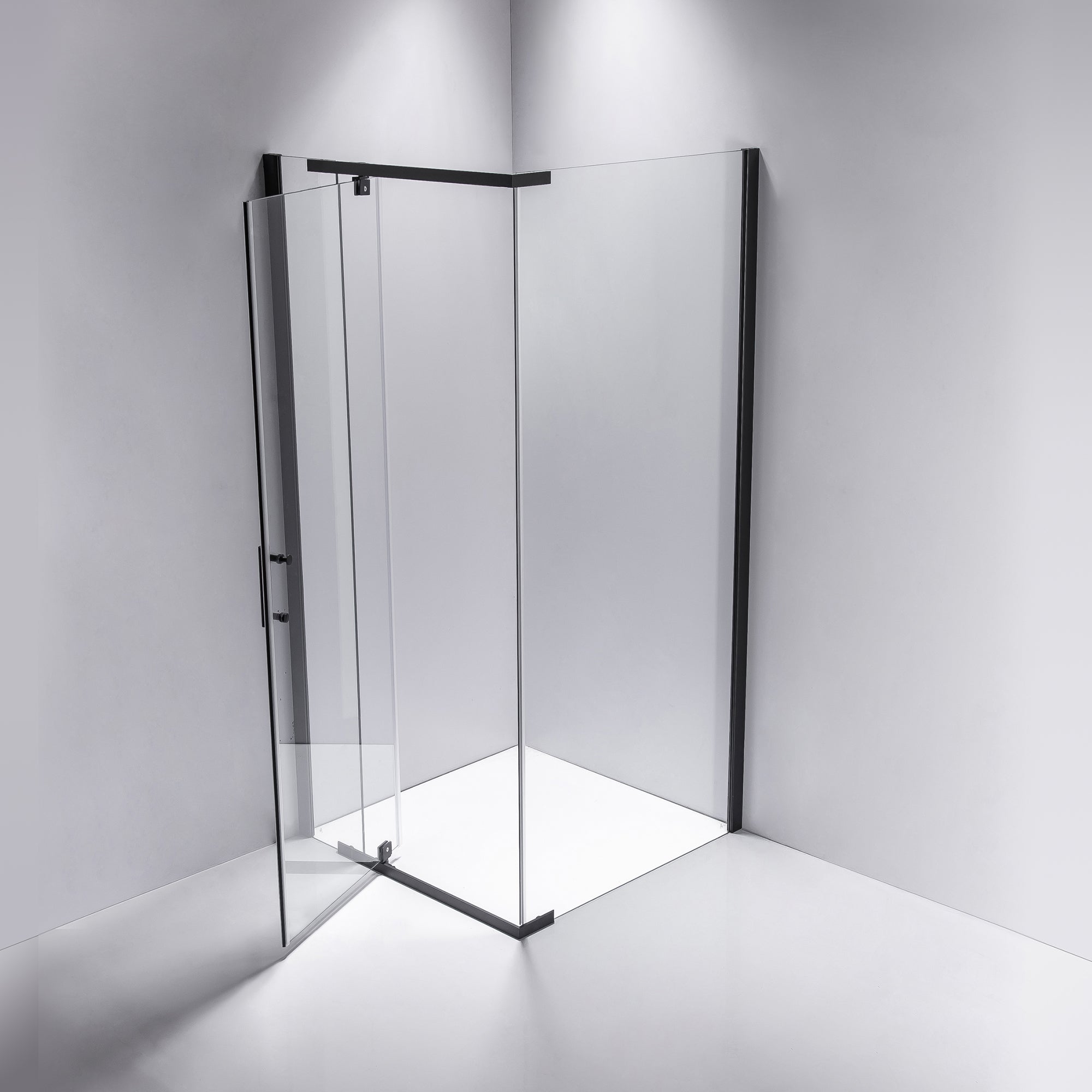 Shower Screen 1200X1000x1900mm Framed Safety Glass Pivot Door By Della Francesca Shower Enclosures