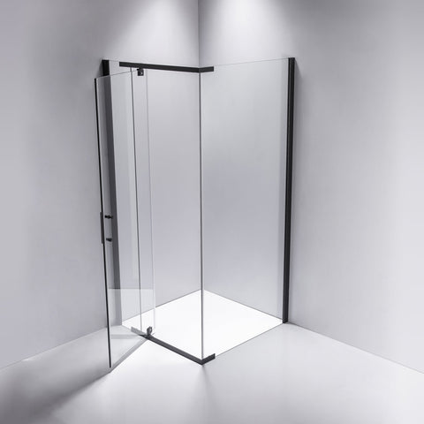 Shower Screen 1200X700x1900mm Framed Safety Glass Pivot Door By Della Francesca Shower Enclosures