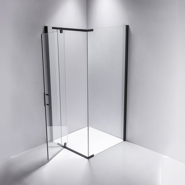 Shower Screen 1200X800x1900mm Framed Safety Glass Pivot Door By Della Francesca Shower Enclosures