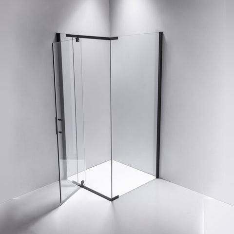 Shower Screen 1200X800x1900mm Framed Safety Glass Pivot Door By Della Francesca Shower Enclosures
