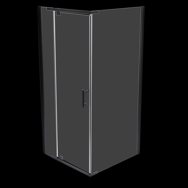 Shower Screen 1200X800x1900mm Framed Safety Glass Pivot Door By Della Francesca Shower Enclosures