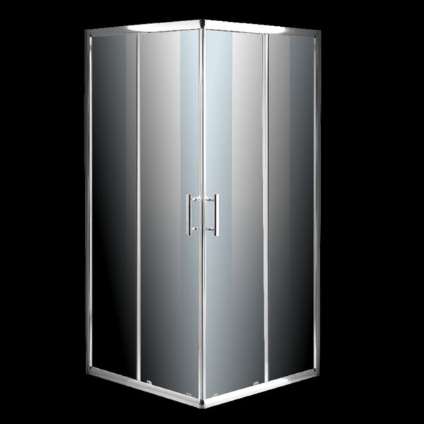 900 X 900Mm Sliding Door Nano Safety Glass Shower Screen By Della Francesca Shower Enclosures