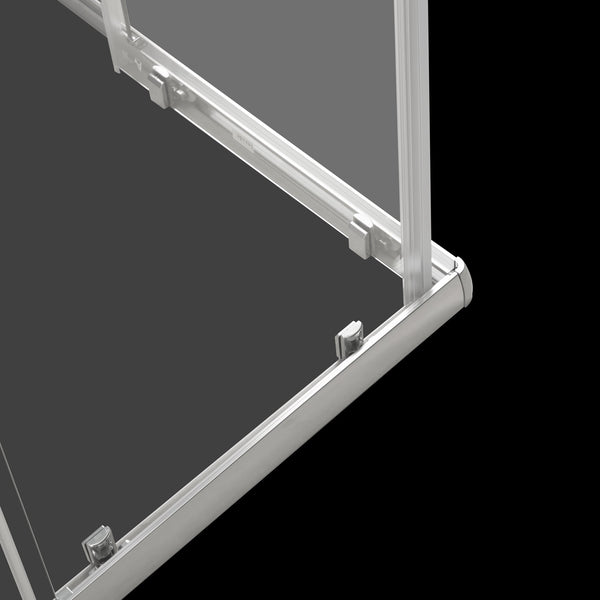 900 X 900Mm Sliding Door Nano Safety Glass Shower Screen By Della Francesca Shower Enclosures