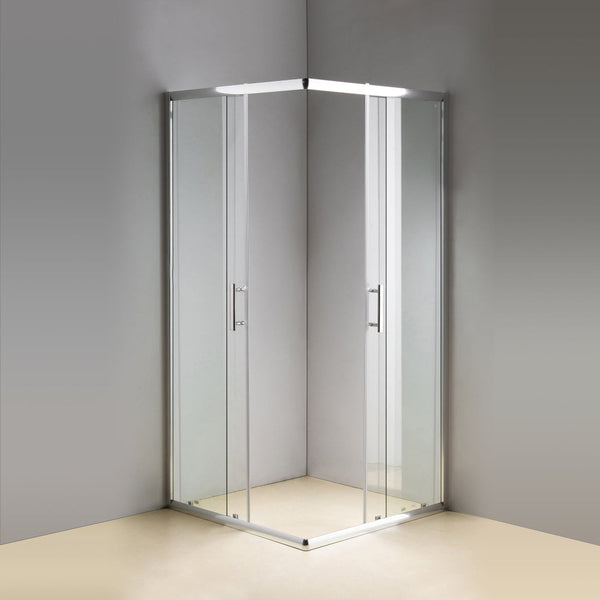 1000 X 900Mm Sliding Door Nano Safety Glass Shower Screen By Della Francesca Shower Doors
