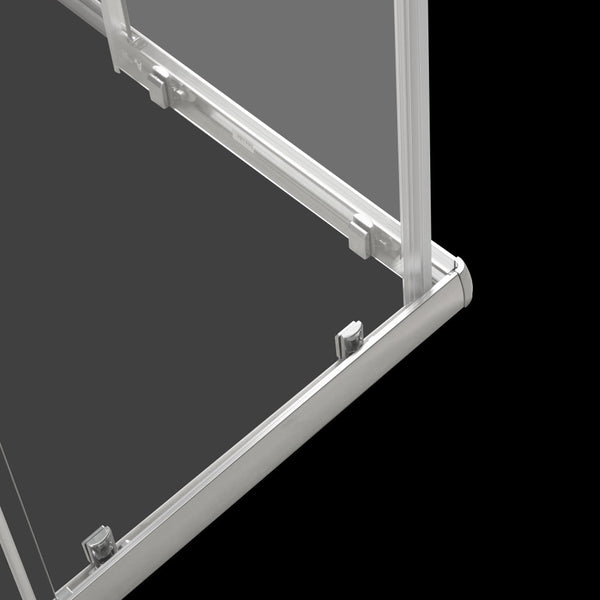 1000 X 900Mm Sliding Door Nano Safety Glass Shower Screen By Della Francesca Shower Doors