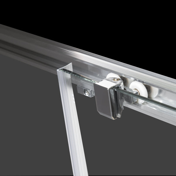 1000 X 900Mm Sliding Door Nano Safety Glass Shower Screen By Della Francesca Shower Doors
