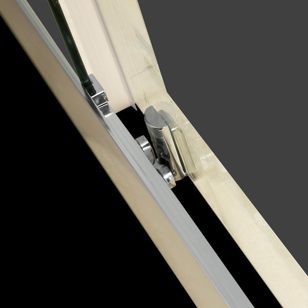 900Mm Sliding Door Nano Safety Glass Shower Screen By Della Francesca Shower Enclosures