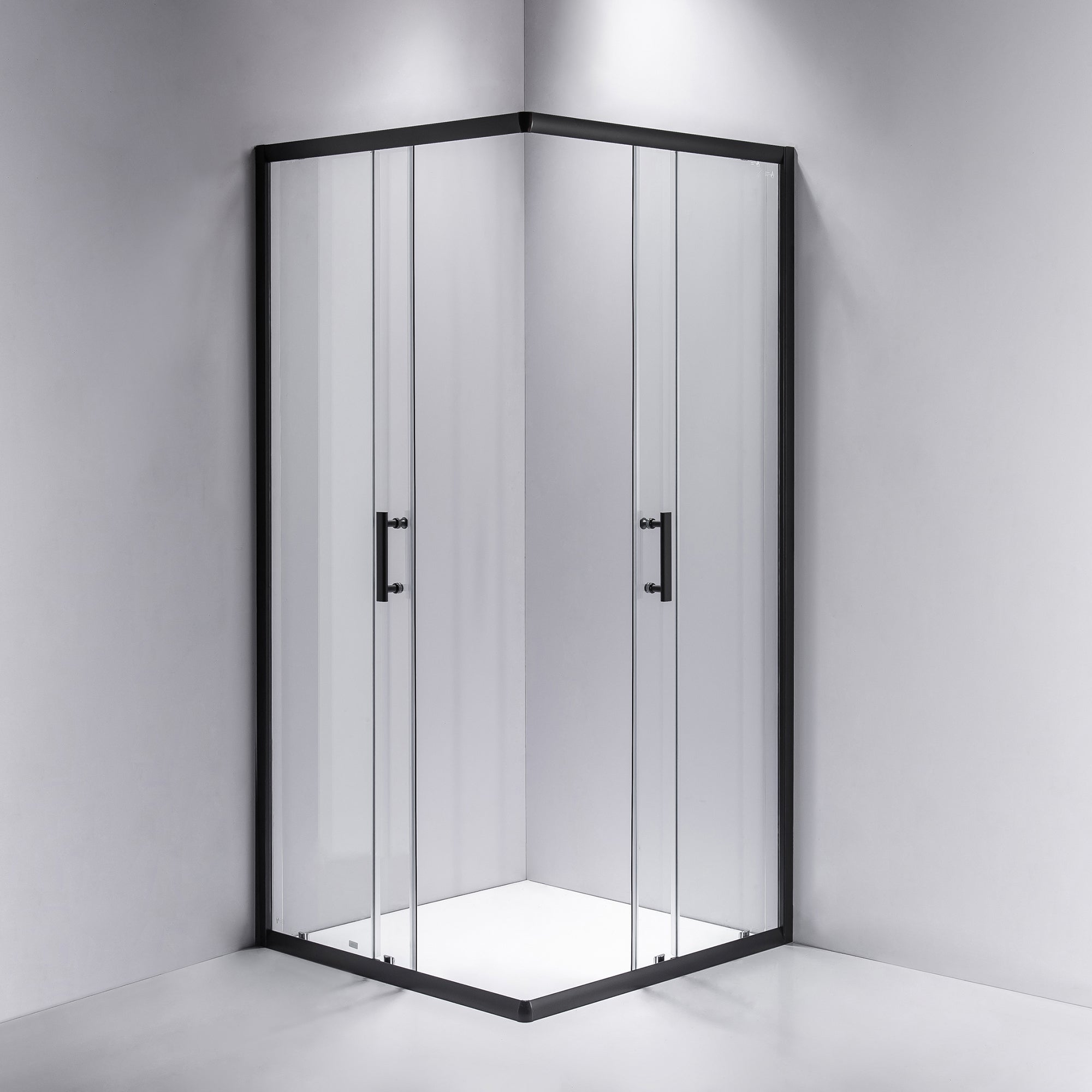 1000 X 800Mm Sliding Door Nano Safety Glass Shower Screen By Della Francesca Shower Enclosures